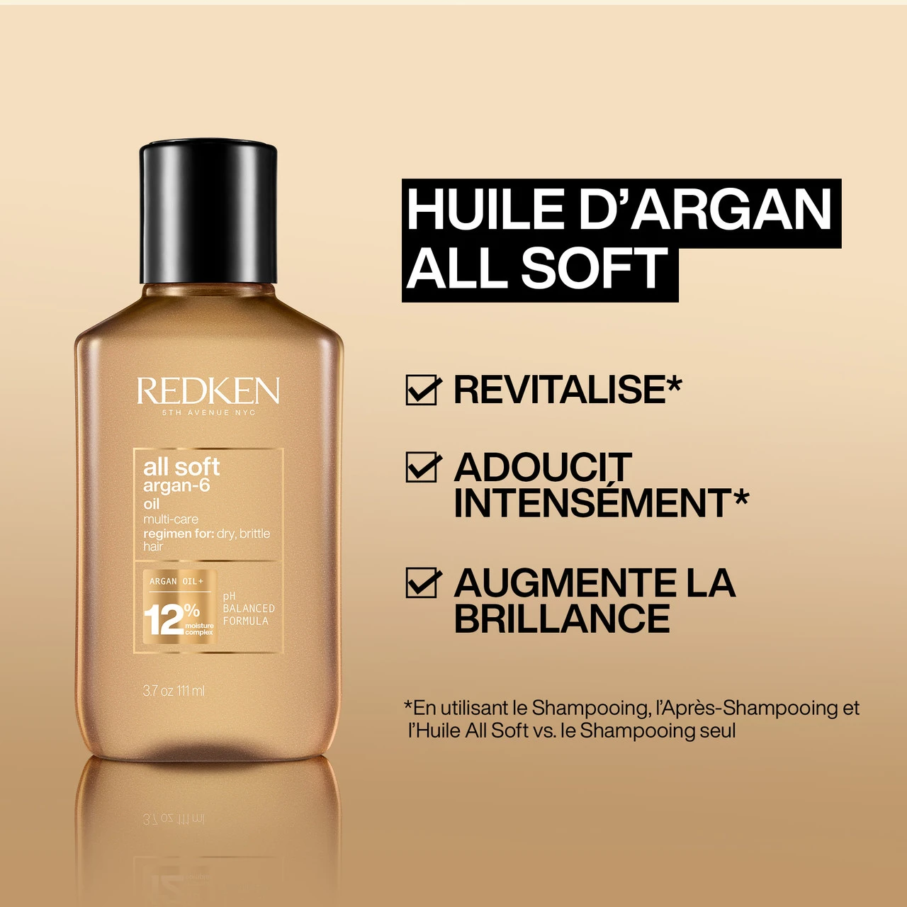 Huile D'Argan All Soft Redken 90ml 4 Huile D'Argan All Soft Redken 90ml – Image 2