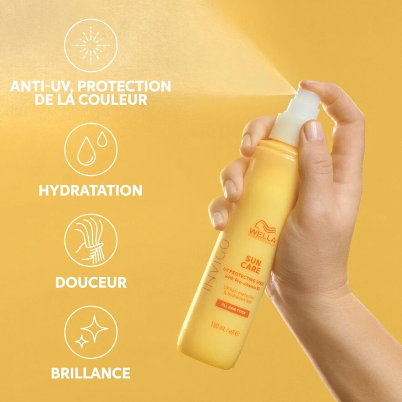 Spray Protecteur Invigo UV Sun Wella 150 Ml 4 Spray Protecteur Invigo UV Sun Wella 150 Ml – Image 2