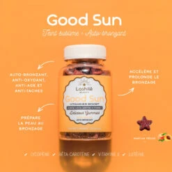 Gummies Vegan Good Sun Lashilé X60 8 Gummies Vegan Good Sun Lashilé X60 -Produits Pour Les Cheveux Good Sun Lashile 93670.1684846926