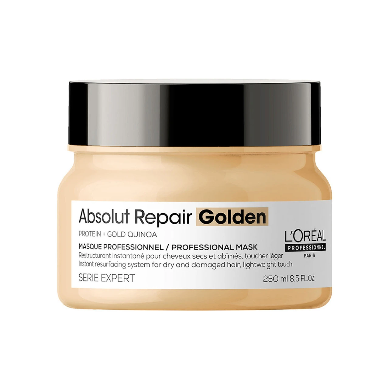 Absolut Repair Masque Restructurant Doré Cheveux Abîmés L'Oréal 250ml 3 Absolut Repair Masque Restructurant Doré Cheveux Abîmés L'Oréal 250ml
